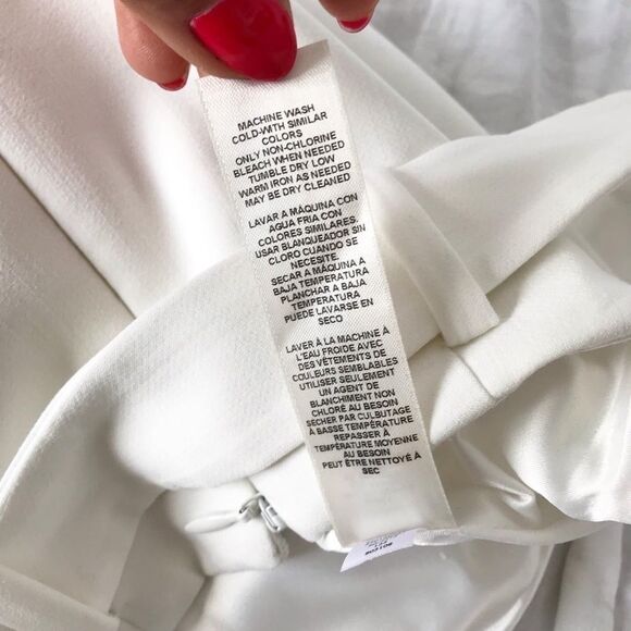 White House Black Market Tie-Belt pencil skirt 00 - Picture 12 of 14